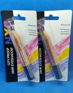 NYC City Proof 24 HR Waterproof Eye Shadow 615 5TH AVE GOLD RUSH (LOT OF 2) - Picture 1 of 3