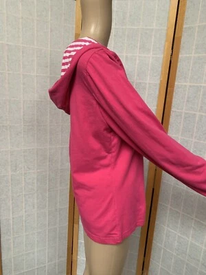 Danskin~Mujer Talla Grande 12/14~Mezcla de Algodón Sudadera con Capucha Ligera Top Foto 1 de 4