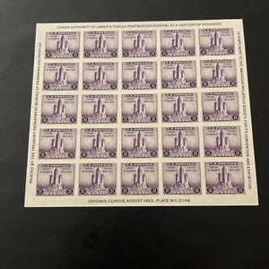 US Stamps Scott #731 A.philatelic society issue-sheet of 25….1933-MVLH - Picture 1 of 2