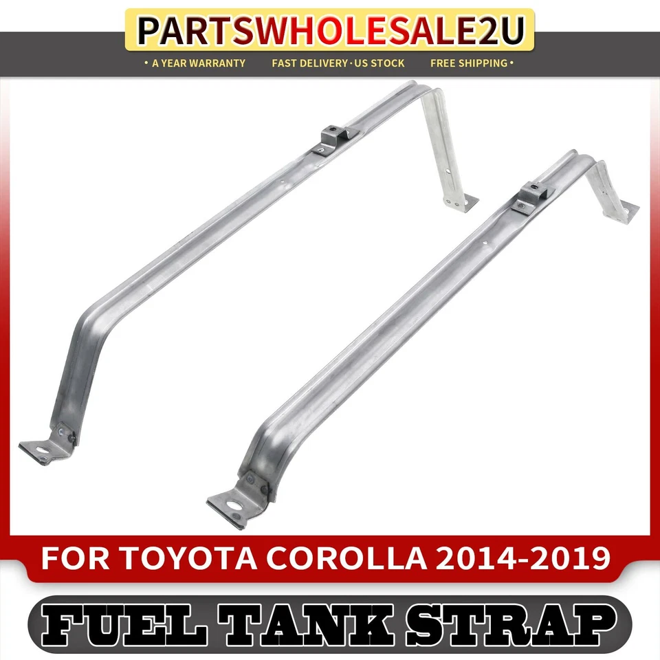 2x Correa de tanque de combustible para Toyota Corolla 2014-2019 1,8 L 2,0 L 7760102160 7760102161 Foto 1 de 4