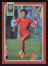 2023 Donruss FIFA Women's World Cup #25 Lou Jiahui RC Orange Foil #'d /49