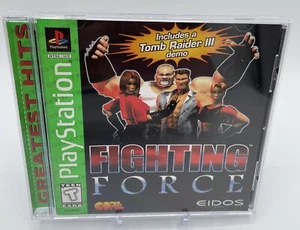 Fighting Force PlayStation 1 PS1 completo CIB + scheda di registrazione Greatest Hits - Foto 1 di 6
