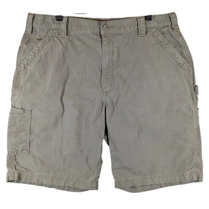 Carhartt Original Fit Carpenter Shorts Workwear Utility Pockets Size 40 Brown - Picture 1 of 11