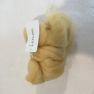 Merino Felting Wool Lemon 20g felt, spin, needle felt - Picture 1 of 1