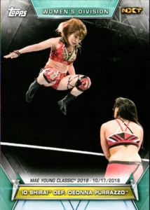 2019 Topps WWE Women's Division #86 Io Shirai def. Deonna Purrazzo (Mae Young Cl - Picture 1 of 2
