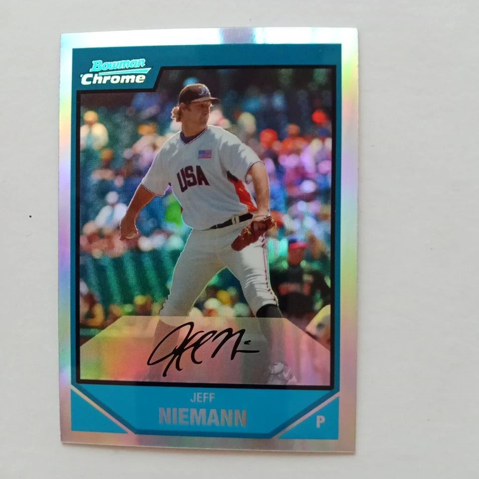 2007 Bowman Chrome Refractor #BDP83 Jeff Niemann - Image 1 of 1