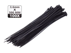 Kabelbinder 3,6 x 300 mm – Premium Qualität in Schwarz für Kabelorganisation - Bild 1 von 1