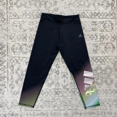 Adidas Aeroready Medias Innovación Estampado Niñas Negras 7/8 Medias Talla Grande Foto 1 de 4