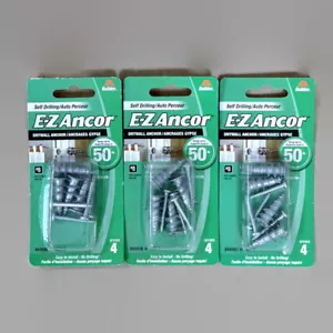 E-Z ANCOR BX42082 Risolutore borchie #8 ancoraggio muro a secco lega di zinco lega di zinco 12 Pk - Foto 1 di 2
