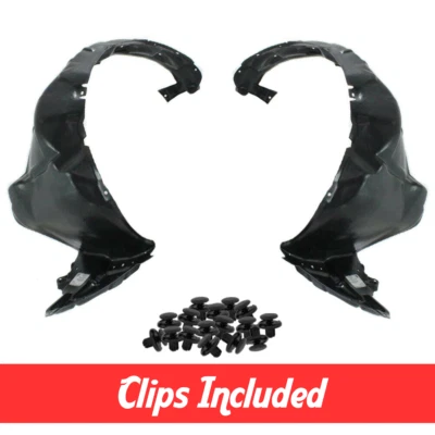 Front Fender Liner Set w/ Clips For 2010-2015 Toyota Prius - Image 1 of 4
