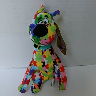 Rompecabezas de peluche Scooby-Doo conciencia del autismo pieza de juguete fábrica Foto 1 de 4