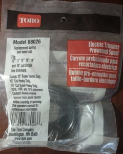 Toro Outdoor 88026 Replacement Spring and Spool Cap-Brand New-SHIPS N 24 HOURS - Picture 1 of 4