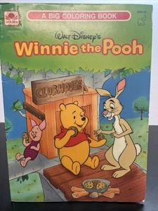 VTG 1993 Golden Books WALT DISNEY Winnie The Pooh Coloring Book Unused W1 - Picture 1 of 6