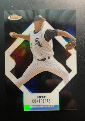 2006 Topps Finest Black Refractor Jose Contreras /99 ⭐️ - Image 1 of 4