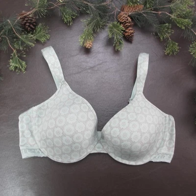 Sujetador Lucky Brand para mujer 42C azul claro geo con aros cobertura completa acolchado cómodo Foto 1 de 4