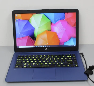 HP 14-ds0050nr 14" Stream Laptop AMD A4-9120e 4GB - 64GB eMMC Win 10 - Image 1 of 4