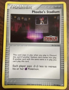 Pokemon TCG - Power Keepers 79 Phoebe's Stadium Reverse Holo Stamped HP Creased - Picture 1 of 3