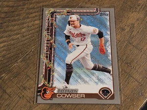 2025 Topps Holiday #H157 Colton Cowser plata brillo casi nuevo - Imagen 1 de 3