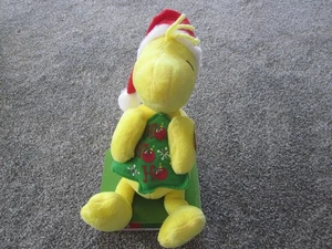 Peanuts Woodstock peluche illumina musicale Natale nuovo viene fornito con batterie - Foto 1 di 9