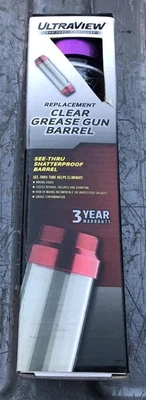 Plews 30-756 UltraView Purple Replacement Grease Tube Barrel Alemite Lincoln - Image 1 of 4