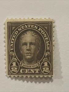 USA 1/2 Cent Nathan Hale Stamp MNH - Picture 1 of 1