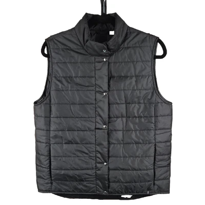 Chaleco acolchado negro Lacoste para hombre talla 44 pequeño defecto Foto 1 de 4