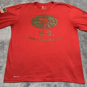Nike Salute to Service San Francisco 49ers Camisa Manga Larga XL Sobre el Campo Dri-Fit - Imagen 1 de 21