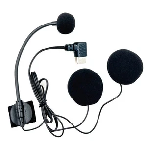 1 Set Type C Earpiece Microphone 32Ω Speaker Motorcycle Headphone Earpiece Mic - Picture 1 of 8