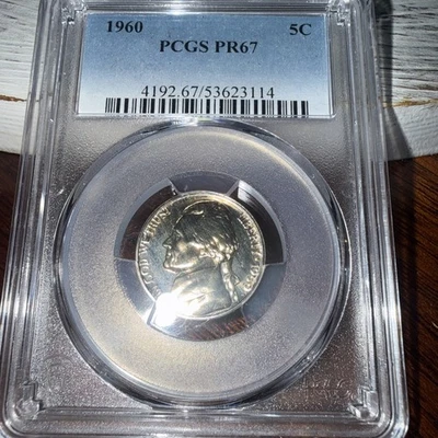 1960 Jefferson Nickel 5c Proof PCGS PR67 - Image 1 of 3