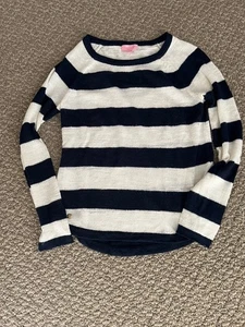 Lilly Pulitzer Hollin Stripe Sweater True Navy & White S - Bild 1 von 2