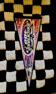 BRICKYARD 400 Vintage Circa August 5,2000 Full LOGO RACING Pennant 😎 - Picture 1 of 4