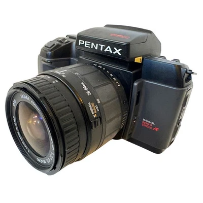 Pentax SFXN - 35mm SLR Film Camera with Sigma Zoom 28-80mm f:3.5-5.6 Macro Lens - Image 1 of 4