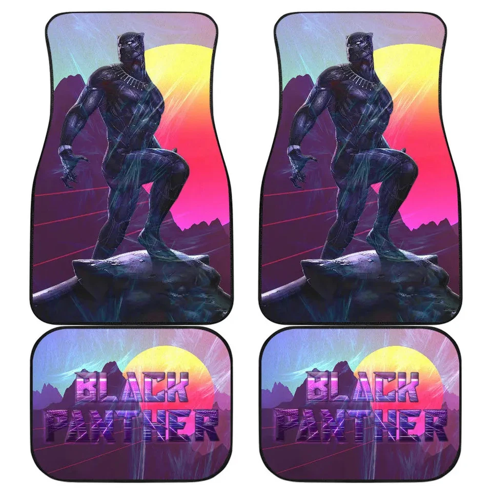Alfombrillas King T’Challa Black Panther para coche accesorios de coche de película personalizadas para fans Foto 1 de 1