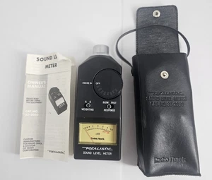 Vintage Radio Shack Realistic Sound Level Meter 33-2050 Case & Manual - Bild 1 von 3