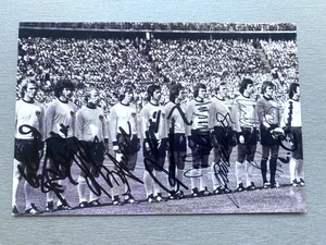 WELTMEISTER 1974 WM 1974 komplett signiert signed Foto 10x15 Autogramme RARITÄT - Picture 1 of 1