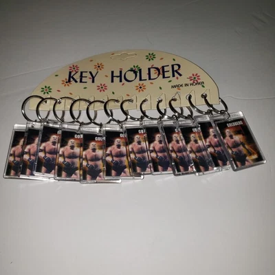 Vintage New Old Stock Lot Of 12 WCW NWO Late 90s Goldberg Keychains - Image 1 of 4