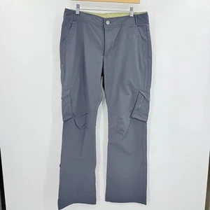Rei Taereen gerades Bein Cargohose grau Nylon Spandex Mischung UPF 50+ Größe 14 - Bild 1 von 4