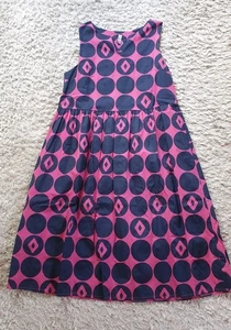 Blau-pink gemustertes Kleid, Italian Style, Gr. L - Cocktailkleid - Bild 1 von 3