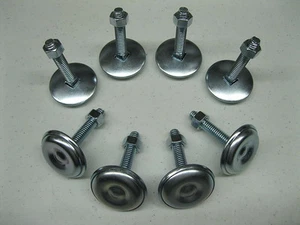 8 NEW 2" HEAVY DUTY LEG LEVELERS Lot Stern Williams Bally Gottlieb Sega Pinball - Picture 1 of 1