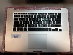 OEM MacBook Pro 15 Retina Mid 2012 Early 2013 A1398 Top Case + Keyboard 661-6532 - Picture 1 of 1