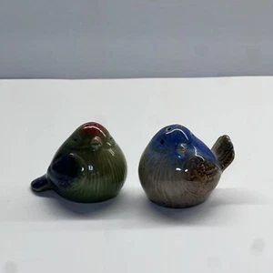 Pier 1 Imports Blau & Grün Taube Salz und Pfefferstreuer mit Stopfen - Vögel - Bild 1 von 9