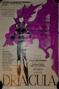 Festival du Marais Poster 1975 DRACULA - Bild 1 von 1