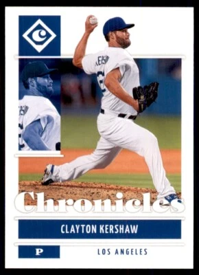 2022 Panini Chronicles Clayton Kershaw Los Angeles Dodgers #49 MLB Baseball - Image 1 of 2