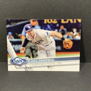 2017 Topps Evan Longoria #390 Series 2 Tampa Bay Rays NM - Picture 1 of 2