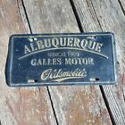 DEALERSHIP+LICENSE+PLATE%3A+Galles+Motor+Oldsmobile+Albuquerque+New+Mexico