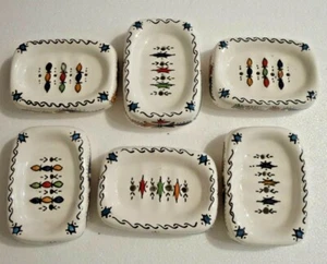 PLATO DE JABÓN ESMALTADO MULTICOLOR DE CERÁMICA PINTADA A MANO * CERÁMICA SAFI - Imagen 1 de 18
