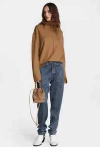 Neu mit Etikett Rag & Bone Rosa Liquid Miramar Faux Damenjeans Hose Briddle Größe 30 - Bild 1 von 7