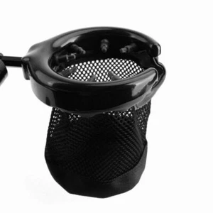 Portavasos manillar negro 22 mm para BMW Yamaha Honda Kawasaki Suzuki - Imagen 1 de 7