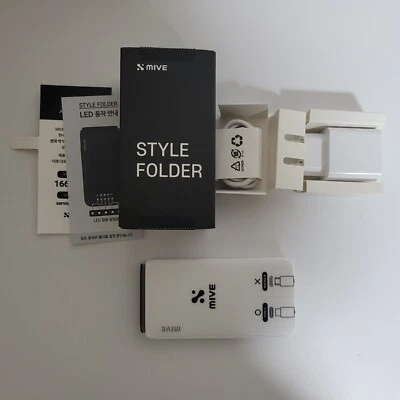 ALT MIVE AT-M120 Style Folder cell phone 32GB LTE/3G - White Unlocked NEW - Image 1 of 4