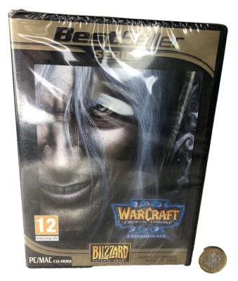 Sealed NEW Frozen Throne Warcraft 3 PC Game UK in cellophane  - Image 1 of 4
